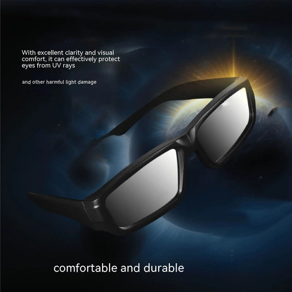 Solar Eclipse Glasses - CE and ISO Certified - AAS recommended - USA 2024 Total Solar Eclipse Viewing Sunglasses - Sun Safe Shades for Adults or Kids