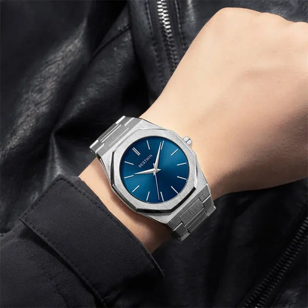 Stainless Steel Watch For Men Luxury Watch Business Waterproof Male Clock Stainless Steel Quartz Men Watch reloj hombre 2023 New