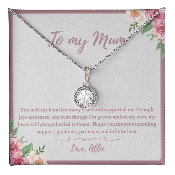 To my Mum | Eternal Hope Necklace Gift Stepmom Necklace, To My Wonderful Step Mum, Step Mum Gift Necklace, Bonus Mum Gift, To My Mum, Mothers Day Necklace