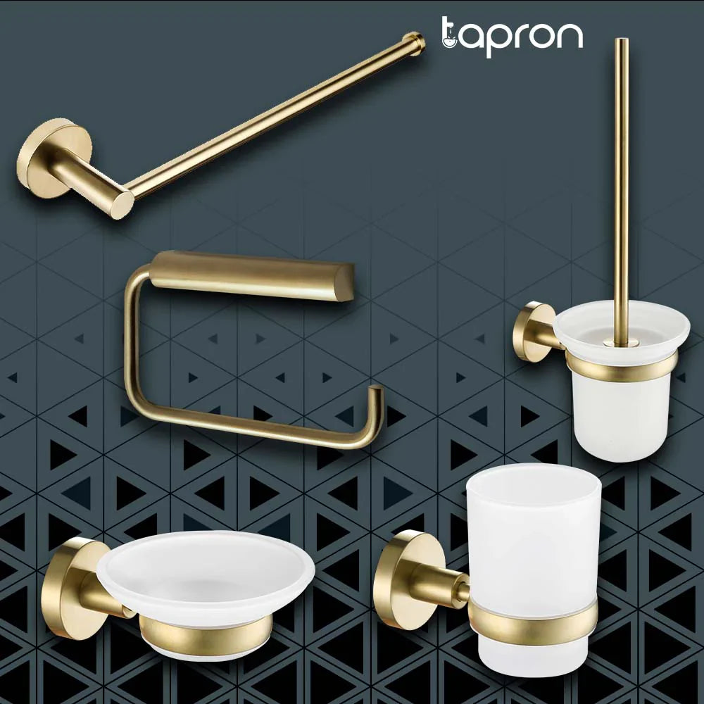 Brushed Gold Bathroom & Kitchen Accessories