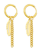 Stainless steel Chain Earrings, Fashion Earrings For Women, Flower long Earrings