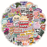 50pcs Inspirational Stickers, Vision Board Motivational Stickers for Adults