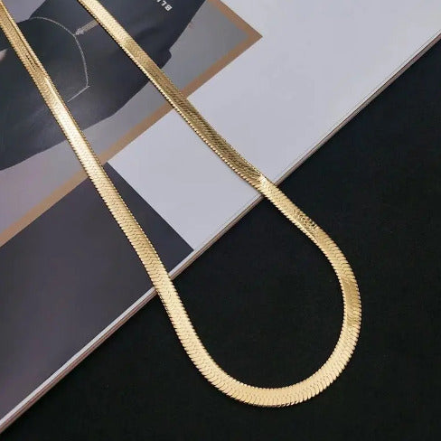 925 Sterling Silver Necklace And 18K Gold Chain Necklace