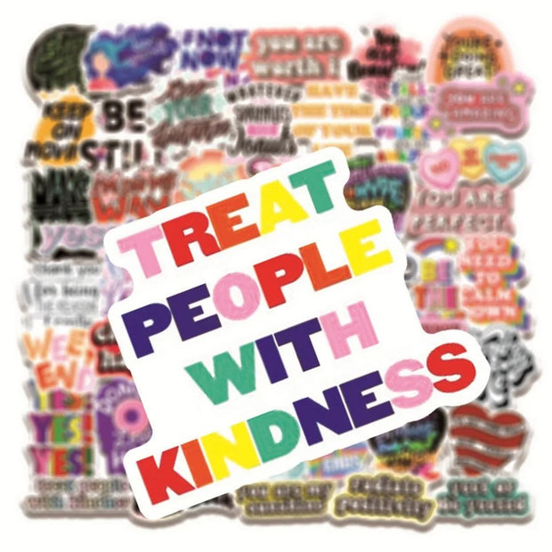 50pcs Inspirational Stickers, Vision Board Motivational Stickers for Adults