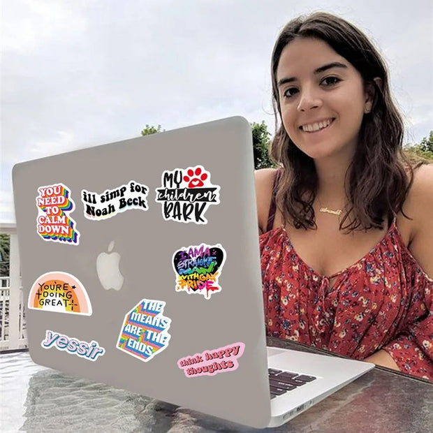 50pcs Inspirational Stickers, Vision Board Motivational Stickers for Adults