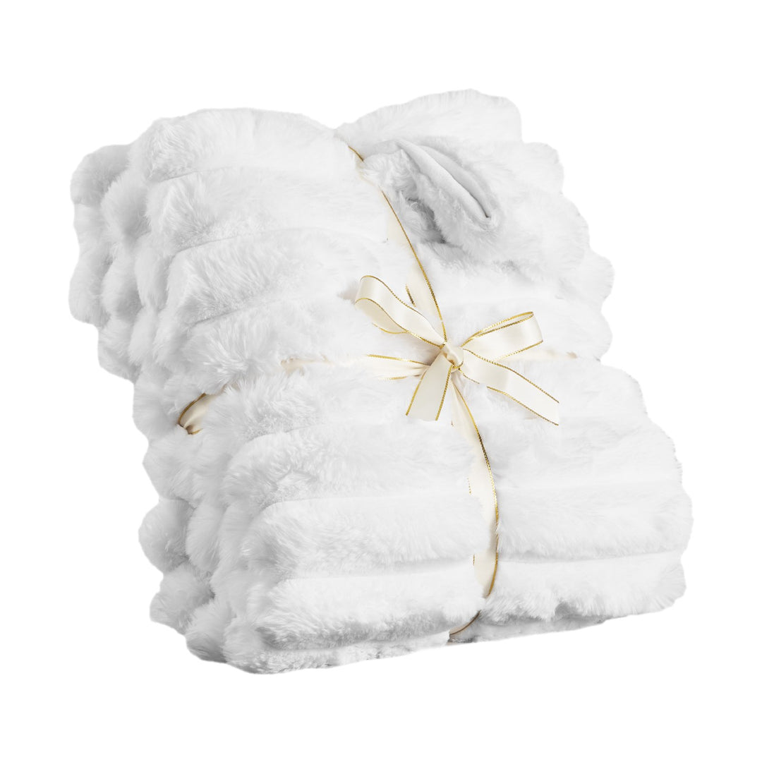 Soft Throw Blanket 50 X 60 Inches 1270 X 1524 Mm Faux Fur Cozy Bed Blanket