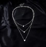 Trendy Zircon Pendant Necklace For Women, Cubic Zirconia Necklace, Jewelry Gift