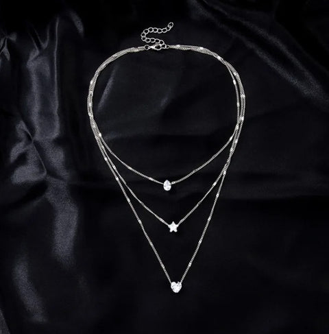 Trendy Zircon Pendant Necklace For Women, Cubic Zirconia Necklace, Jewelry Gift