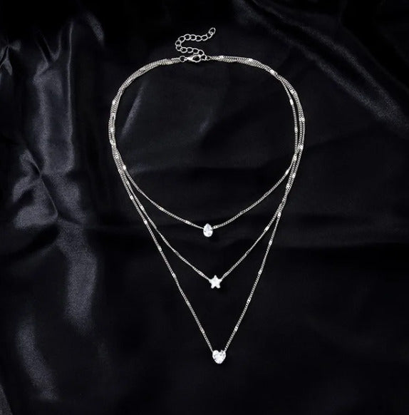 Trendy Zircon Pendant Necklace For Women, Cubic Zirconia Necklace, Jewelry Gift