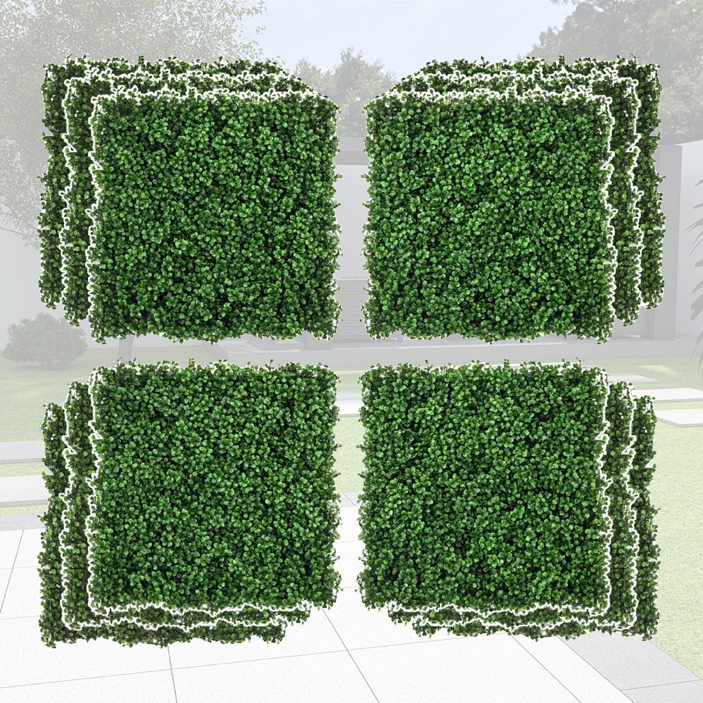 Wall Panels, 118inch X 39inch Artificial Grass Wall Decor,Greenery Backdrop Panels Wall For Outdoor, Indoor, Garden, Fence, Backyard, Dark Green