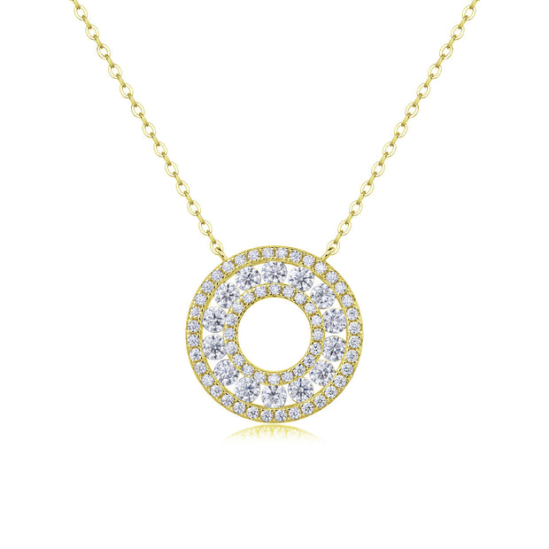 Reciprocating - A Fashionable And Luxurious Diamond Jewelry Pendant Set With Moissanite S925 Sterling Silver