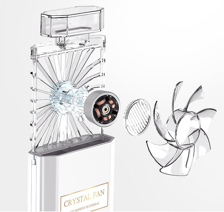 Portable Perfume Fan – USB Rechargeable Fragrance Diffuser