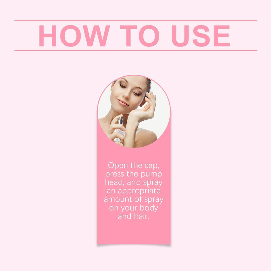 EELHOE Body Hair Perfume Spray Body Skin Hair Long-Lasting Fragrance
