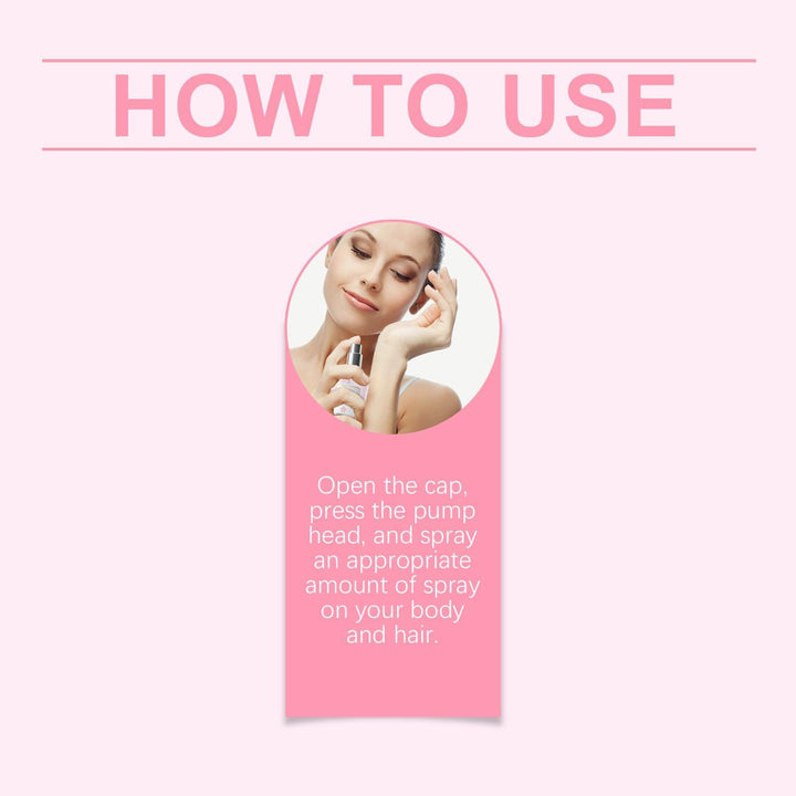 EELHOE Body Hair Perfume Spray Body Skin Hair Long-Lasting Fragrance