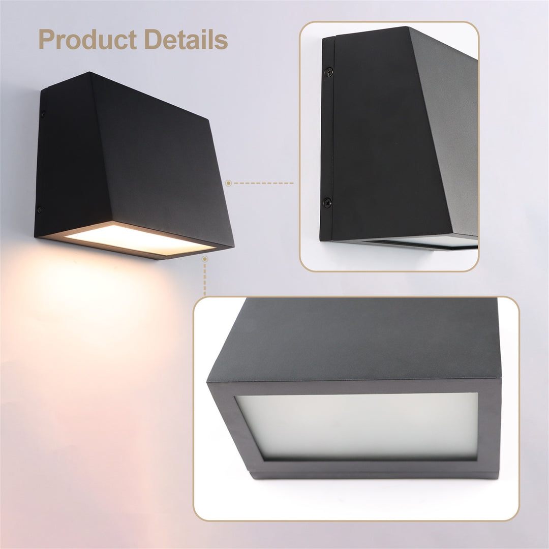 Waterproof LED Outdoor Wall Light, Wall Lantern 15W 3000K