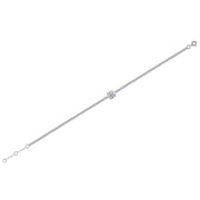 Dawn Dew Beads Luxury Fashion Mossan Diamond Silver Jewelry Comparable To Natural Diamond Bracelet