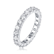Luxury Fashion Diamond Ring, Row Diamond Ring, Moissanite Silver Ring, Jewelry