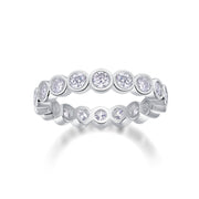 Diamond Ring Luxury Fashion Set Moissanite Silver Ring