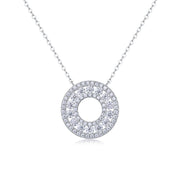 Reciprocating - A Fashionable And Luxurious Diamond Jewelry Pendant Set With Moissanite S925 Sterling Silver