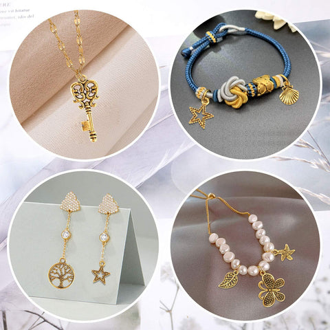 200Pcs Gold Charms Bulk Antique Gold Charms For Jewelry Making Charm Bracelet Necklace Earrings DIY Craft Making-Selling On Amazon Is Prohibited