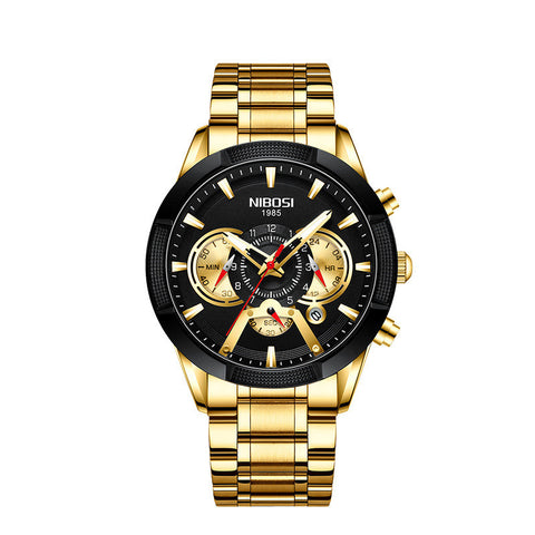 Nibosi waterproof luminous multifunctional men's watch