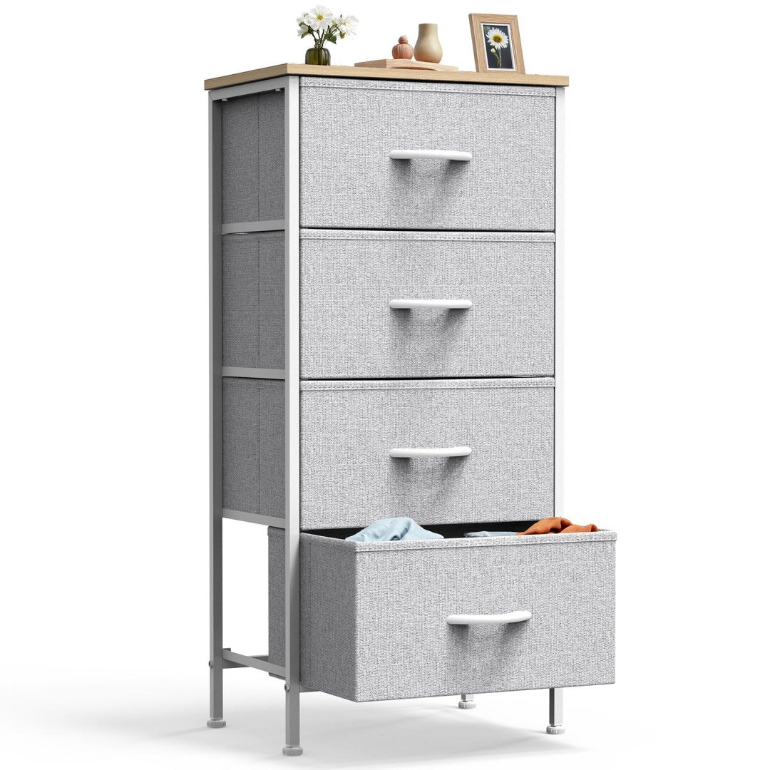 Wooden Top Cabinet Night Stand Dresser For Closet