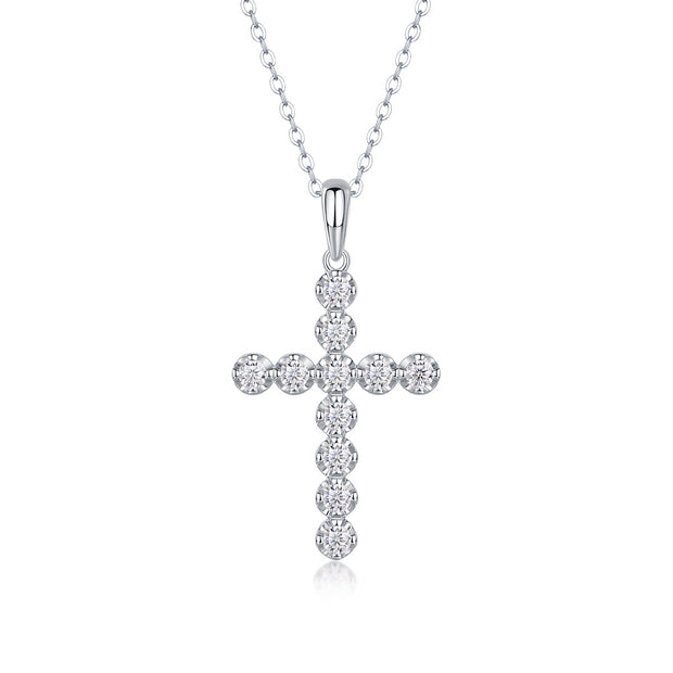 Entrusted - A Fashionable And Luxurious Diamond Jewelry Pendant Set With Moissanite S925 Sterling Silver