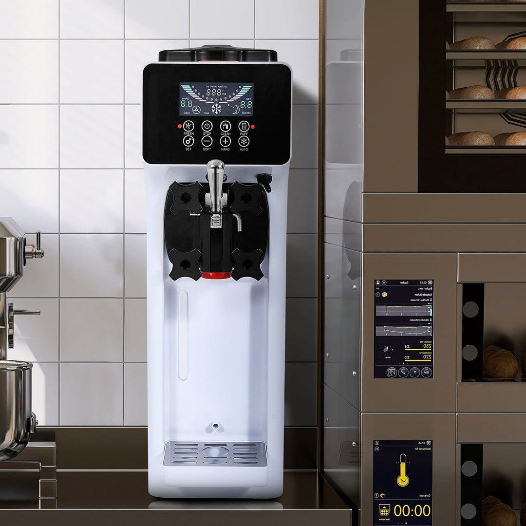 Commercial Ice Cream Machine, 10.6 QT/H Yield