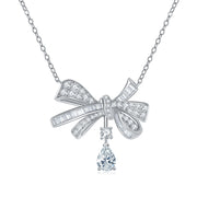 Butterfly - A Fashionable And Luxurious Diamond Jewelry Pendant Set With Moissanite S925 Sterling Silver And Platinum Plating