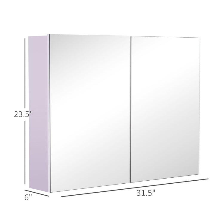 Double Door Wall Mounted Bathroom Mirror