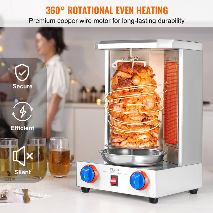 Shawarma Grill Machine, 13 Lbs Capacity