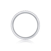 Light Up The Moments - A Fashionable Jewelry Ring Set With Moissanite S925 Sterling Silver And Platinum-plated Diamond