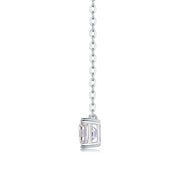 Eternal - A Fashionable And Luxurious Diamond Jewelry Pendant Set With Square Moissanite S925 Sterling Silver