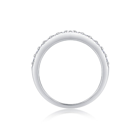 Multi-row Diamond Ring Luxury Fashion Set Moissanite Silver Ring