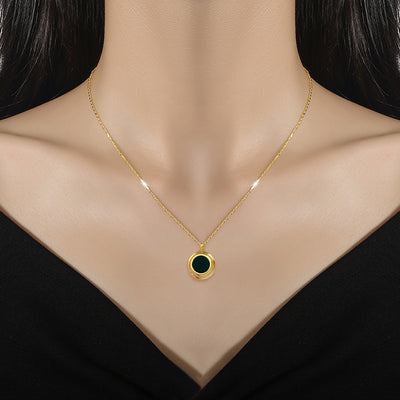 Solace Reversible Gold Pendant Necklace