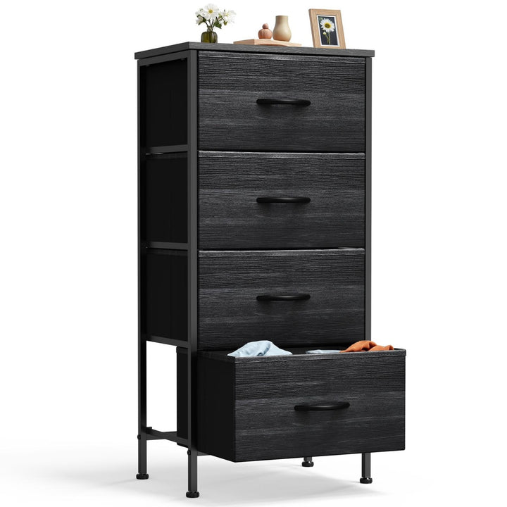 Wooden Top Cabinet Night Stand Dresser For Closet