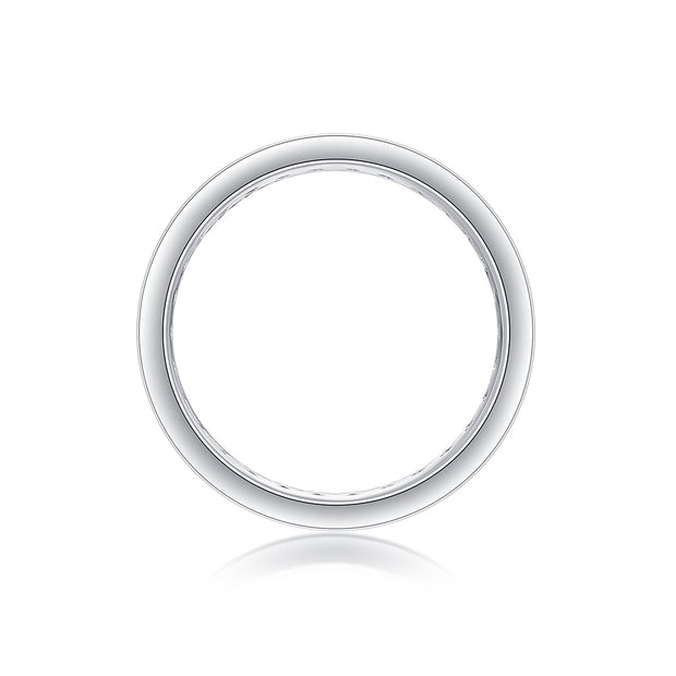 Diamond Ring Luxury Fashion Set Moissanite Silver Ring