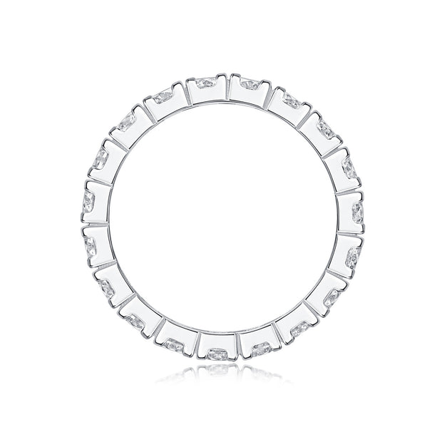 Starry Sky Diamond Ring Luxury Fashion Set Moissanite Silver Ring