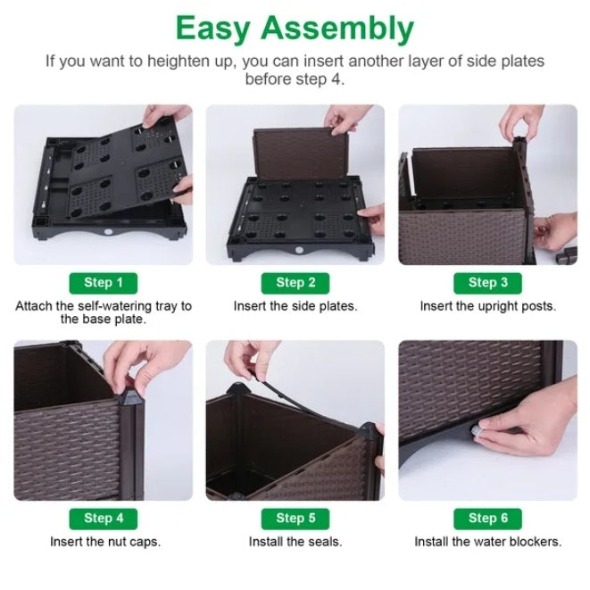 Elevated Garden With Automatic Watering System