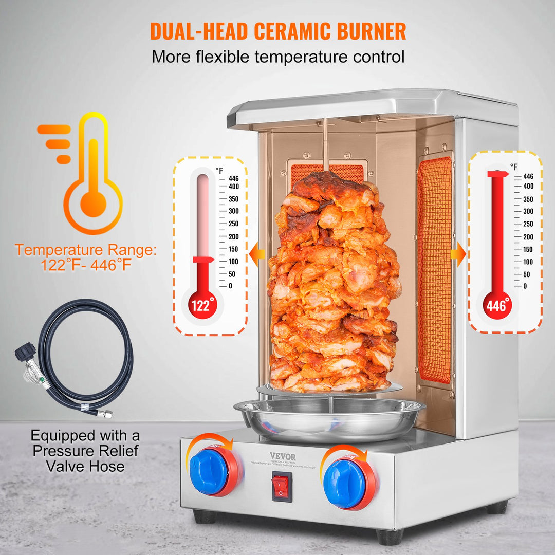 Shawarma Grill Machine, 13 Lbs Capacity