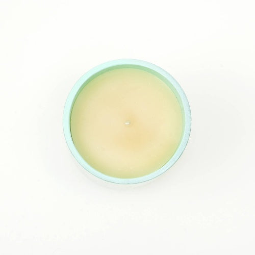 Pastel Glow Scented Wax Candle Blue Elegant & Aromatic Candle For Home & Office Soothing Fragrance & Long-Lasting Burn Perfect For Relaxation