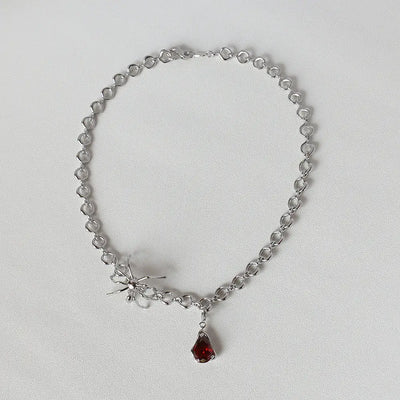Pendant Twist Necklace and Platinum Plated Jewelry
