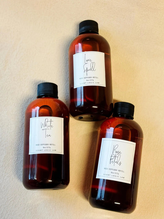 Reed Diffuser Refill – 8oz | Fruity Scents, Essential Oil Infused