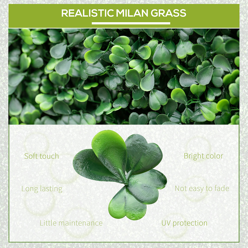 Wall Panels, 118inch X 39inch Artificial Grass Wall Decor,Greenery Backdrop Panels Wall For Outdoor, Indoor, Garden, Fence, Backyard, Dark Green