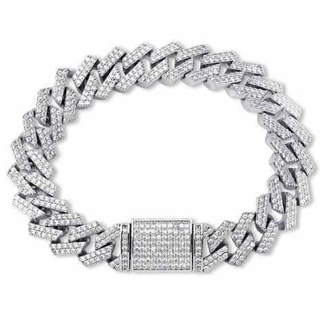 Zircon Rock Hip Hop Men's Jewelry Bracelet