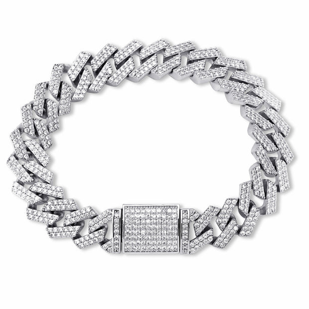 Zircon Rock Hip Hop Men's Jewelry Bracelet