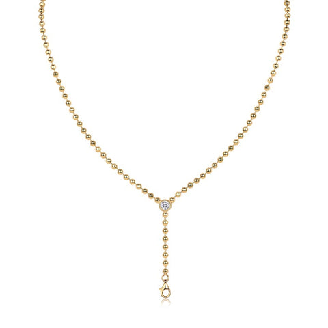 Time Interlaced - A Trendy Diamond Jewelry Necklace Pendant Set