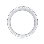 Parallel World Diamond Ring Luxury Fashion Set Moissanite Silver Ring