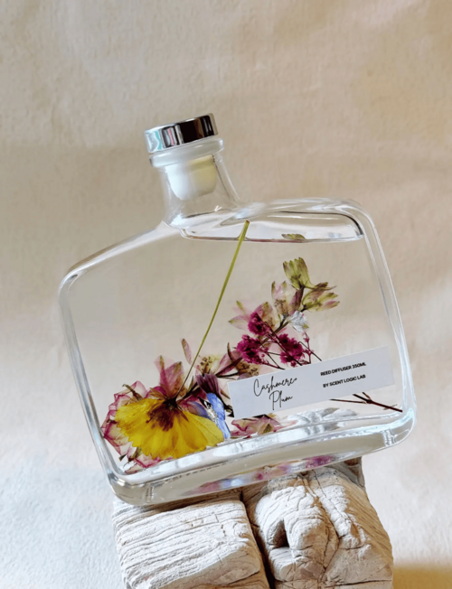 Handmade Botanical Reed Diffuser 12 OZ - Premium Aromatherapy Decor