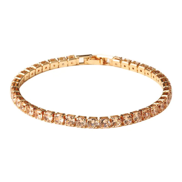 Zircon Crystal Bracelets for Women And Hip-Hop Charm Bracelets